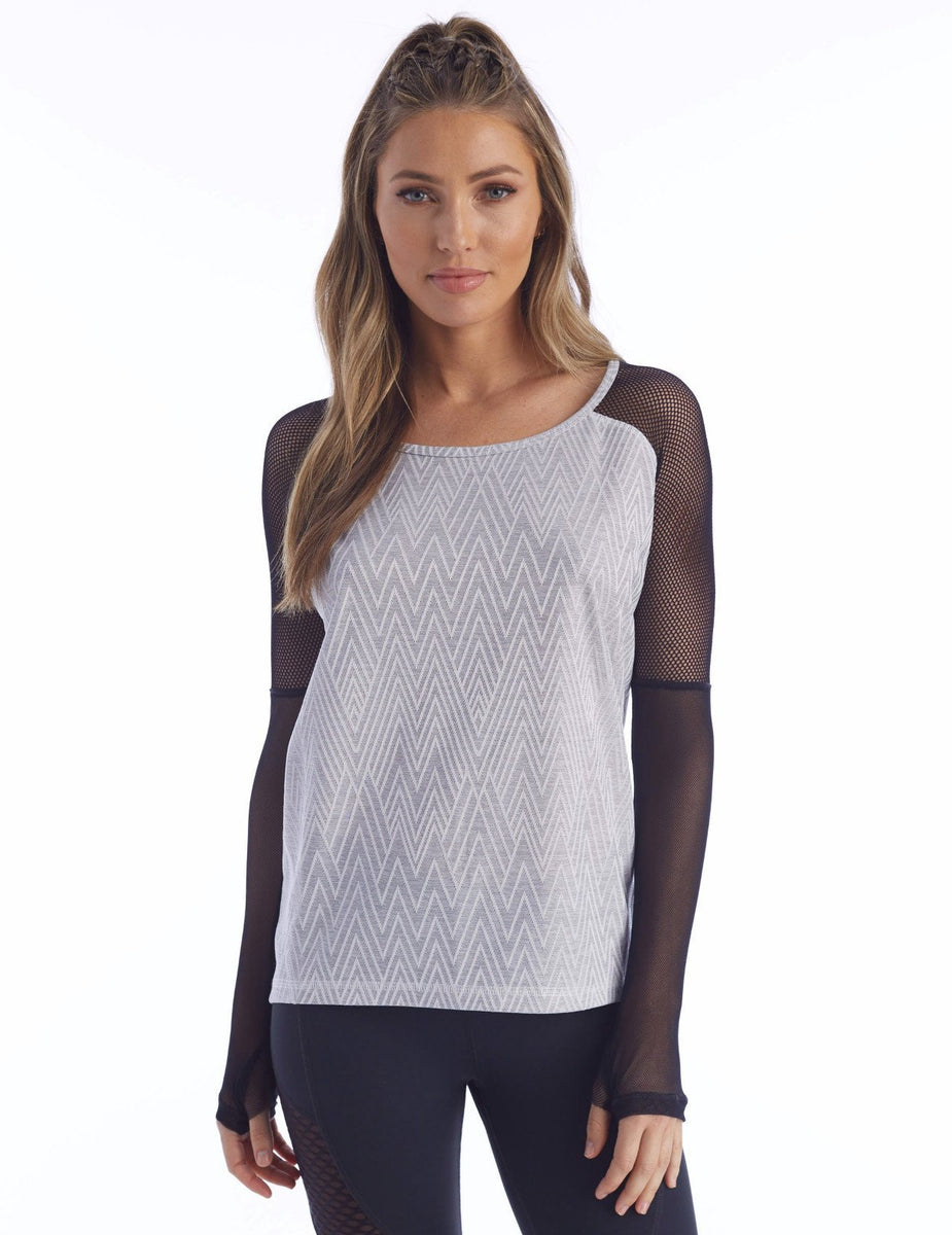 Lukka Lux Cyrus Pullover - Grey Zig Zag (Coupon Offer)