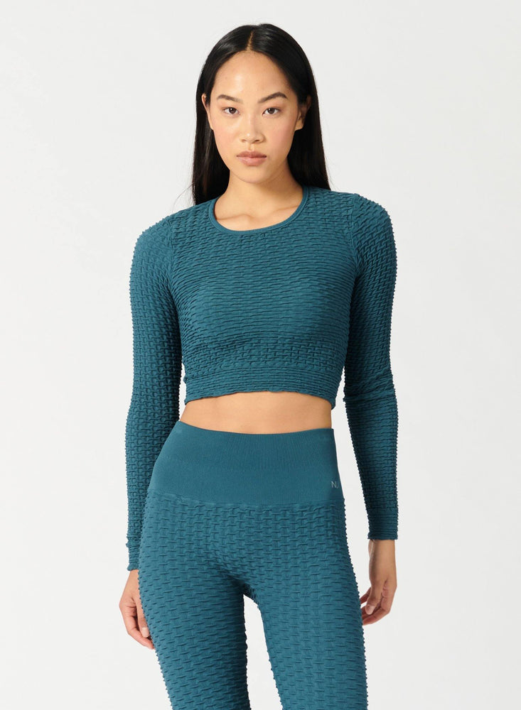 NUX Layer Up Long Sleeve - Blue Slate on Sale