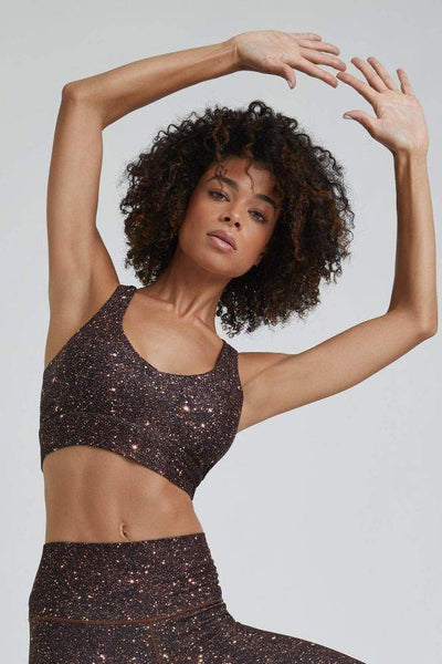 Sequin best sale sports bra